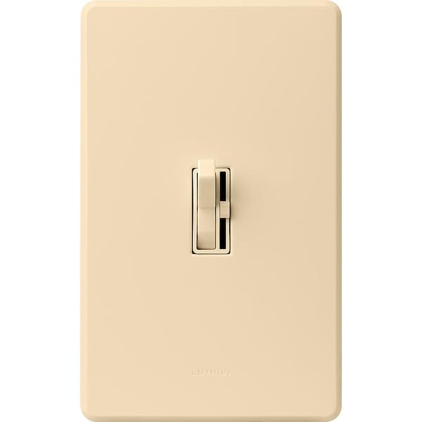 Lutron Toggler Ivory 150 W 3-Way Dimmer Switch 1 pk